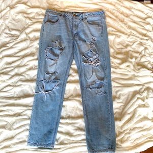 Full length mom jeans